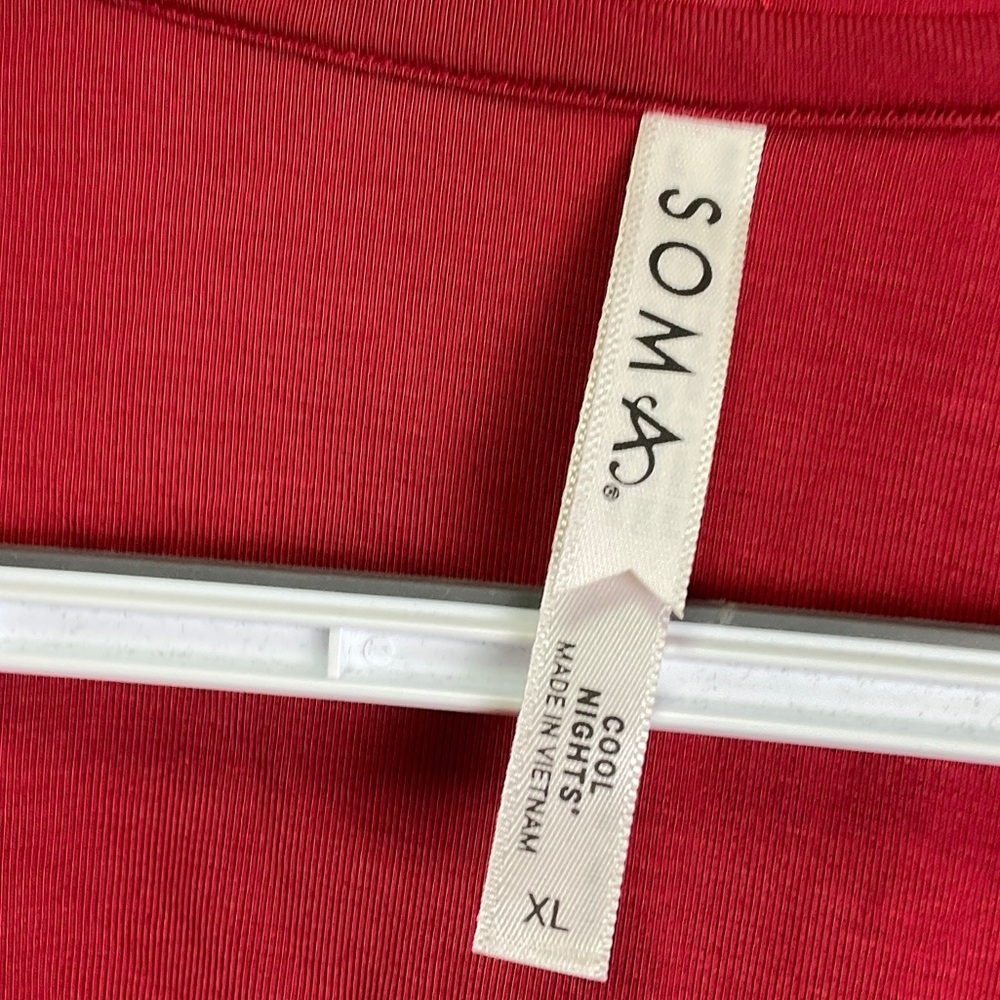 Soma COOL NIGHTS
Long-Sleeve Notch Collar Pajama Top - Picture 2 of 7